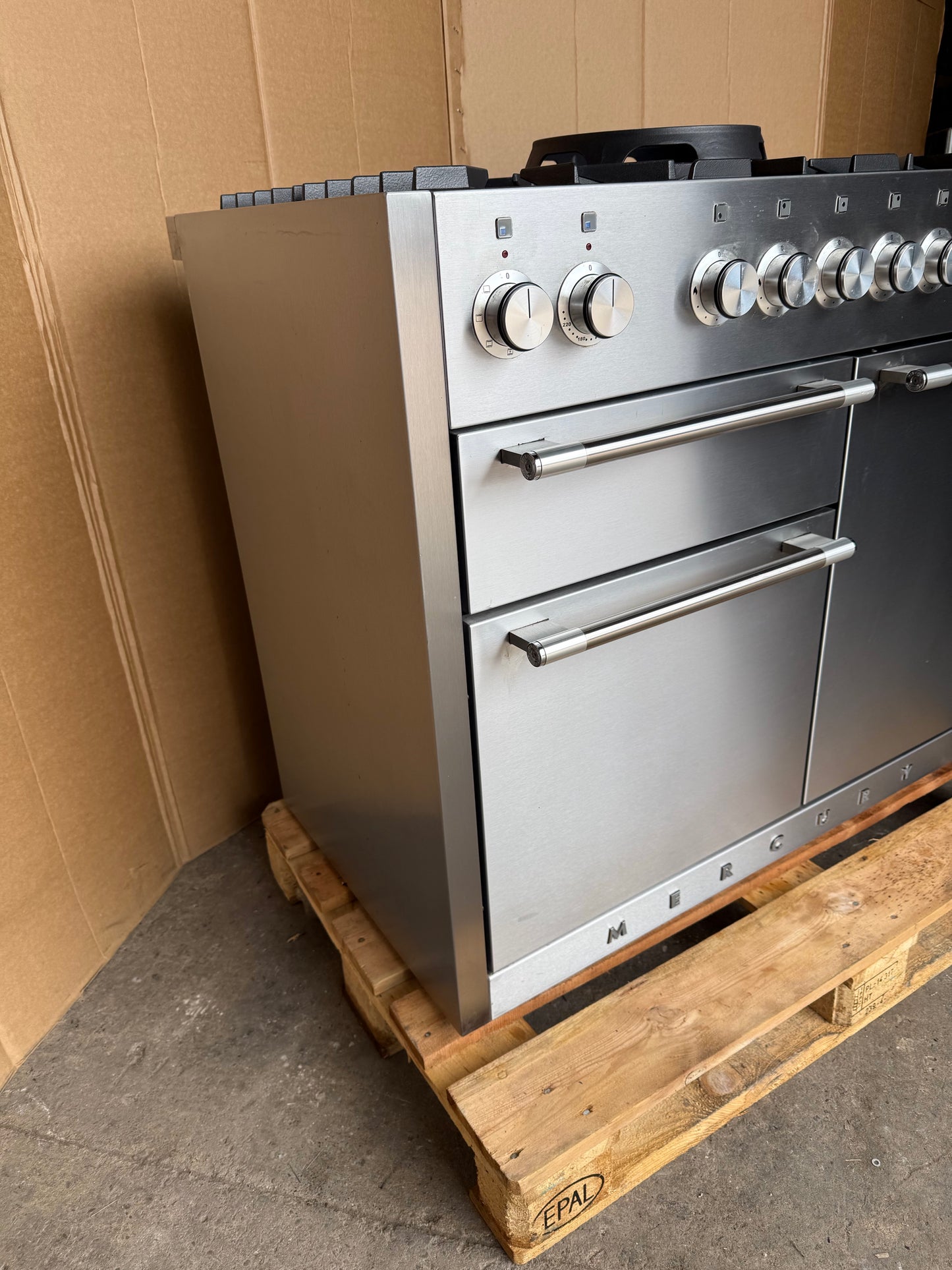 MERCURY 1082MM DUAL FUEL FSD STAINLESS STEEL COOKER