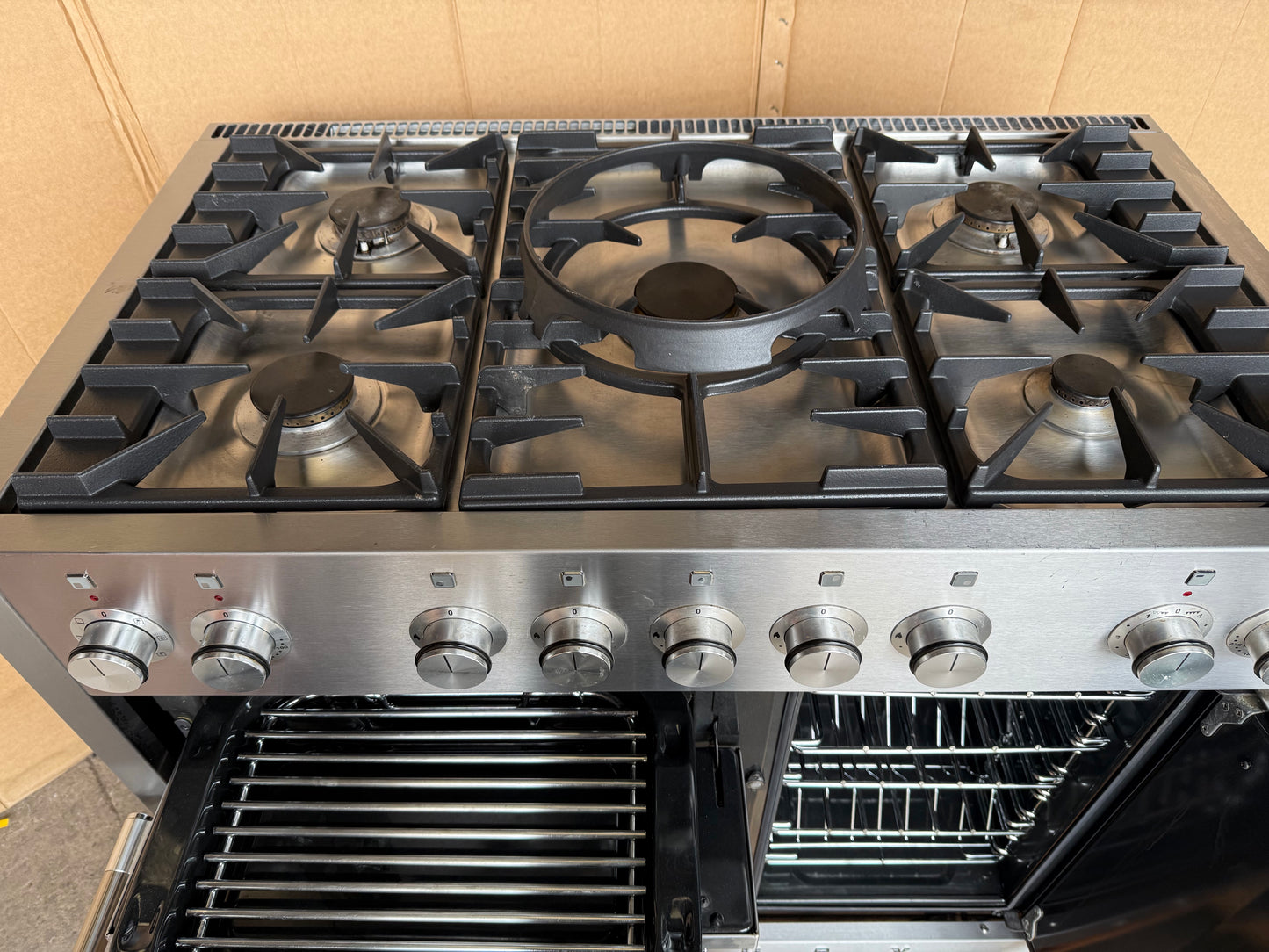 MERCURY 1082MM DUAL FUEL FSD STAINLESS STEEL COOKER