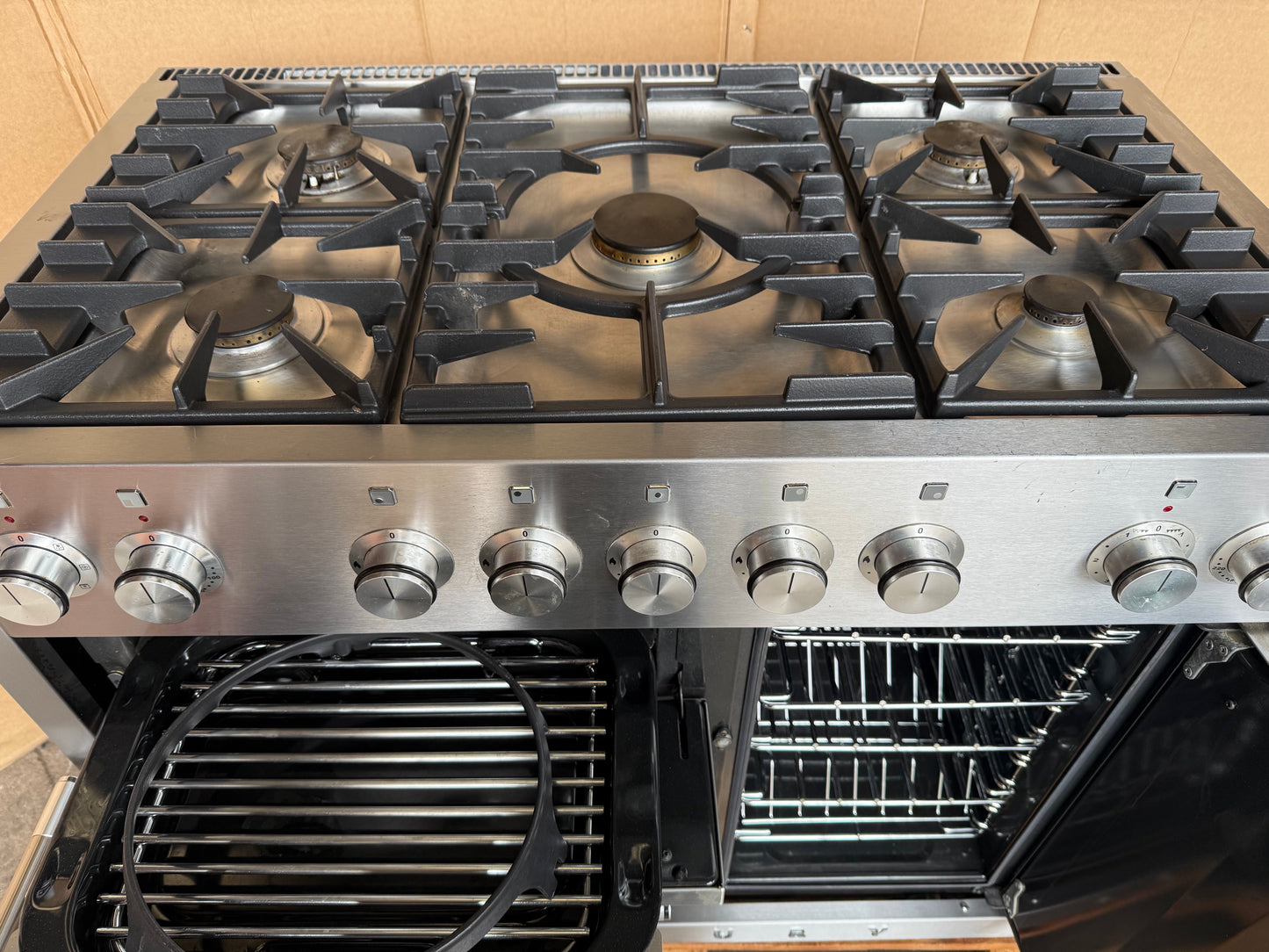 MERCURY 1082MM DUAL FUEL FSD STAINLESS STEEL COOKER