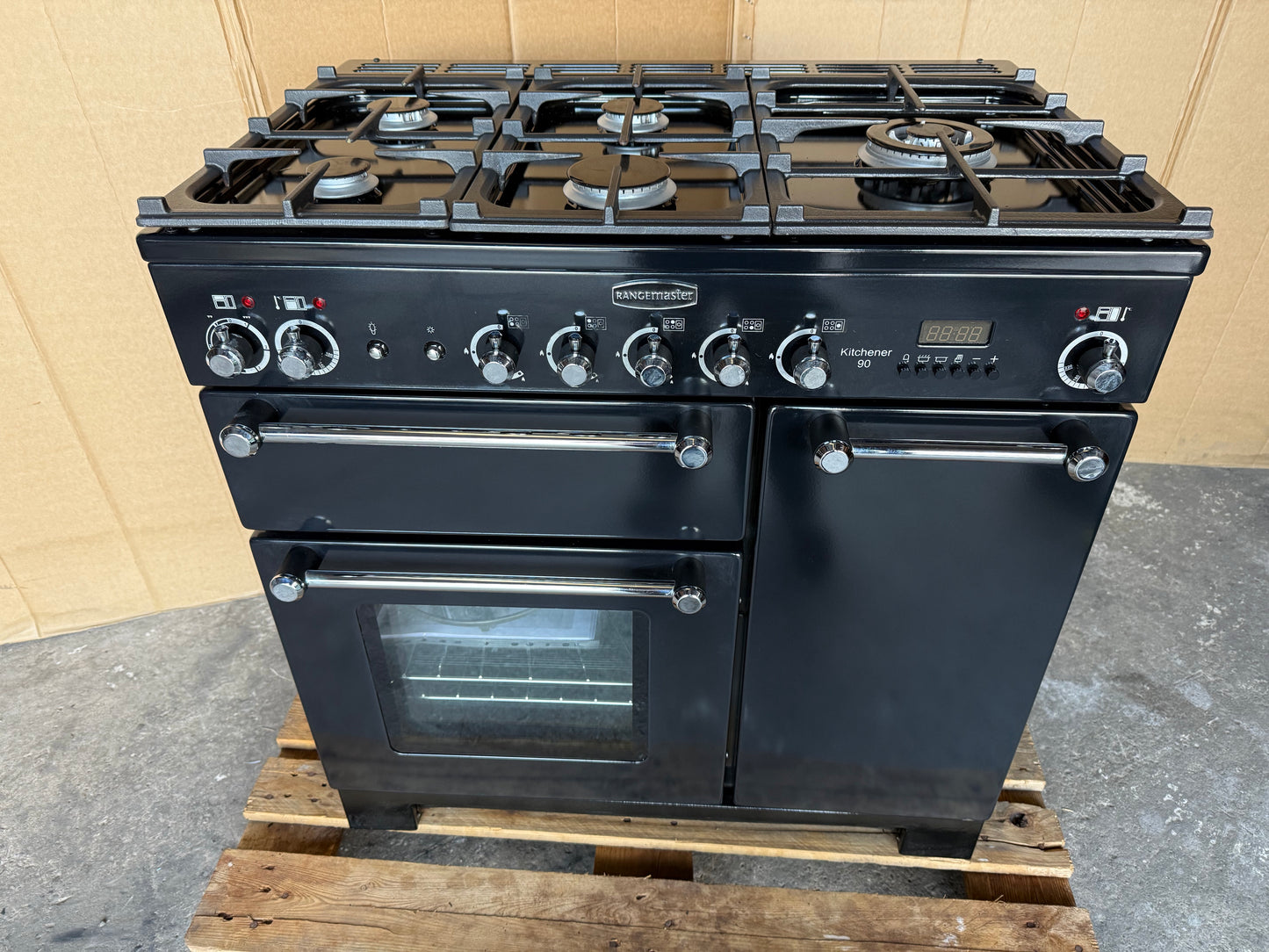 RANGEMASTER KITCHENER 90 DUAL FUEL FSD WITH HOOD