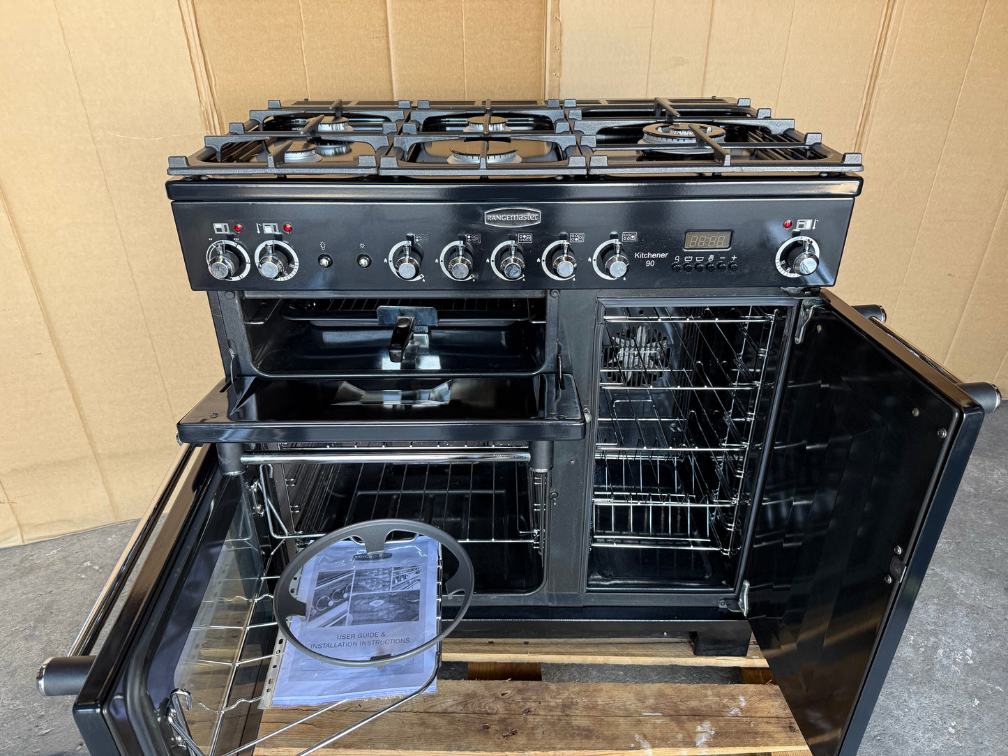 RANGEMASTER KITCHENER 90 DUAL FUEL FSD WITH HOOD