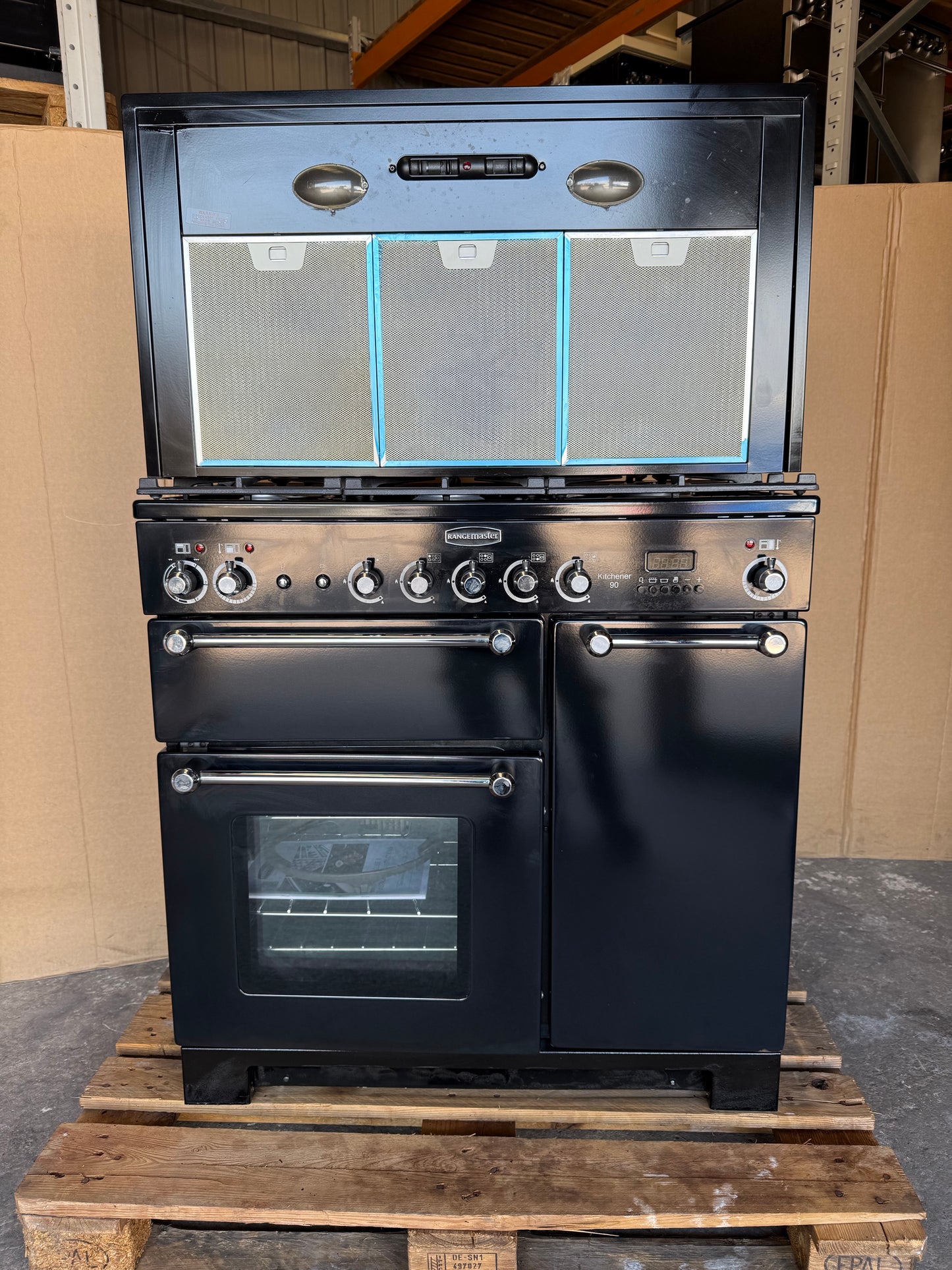 RANGEMASTER KITCHENER 90 DUAL FUEL FSD WITH HOOD