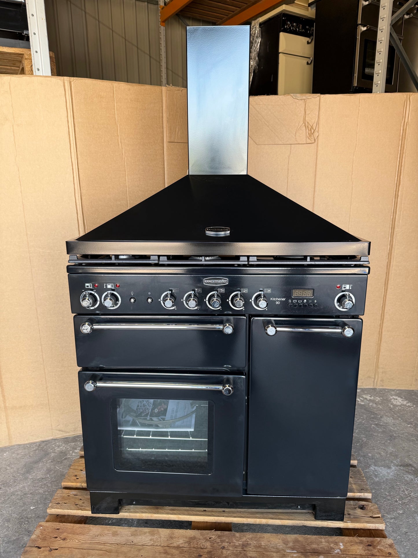 RANGEMASTER KITCHENER 90 DUAL FUEL FSD WITH HOOD