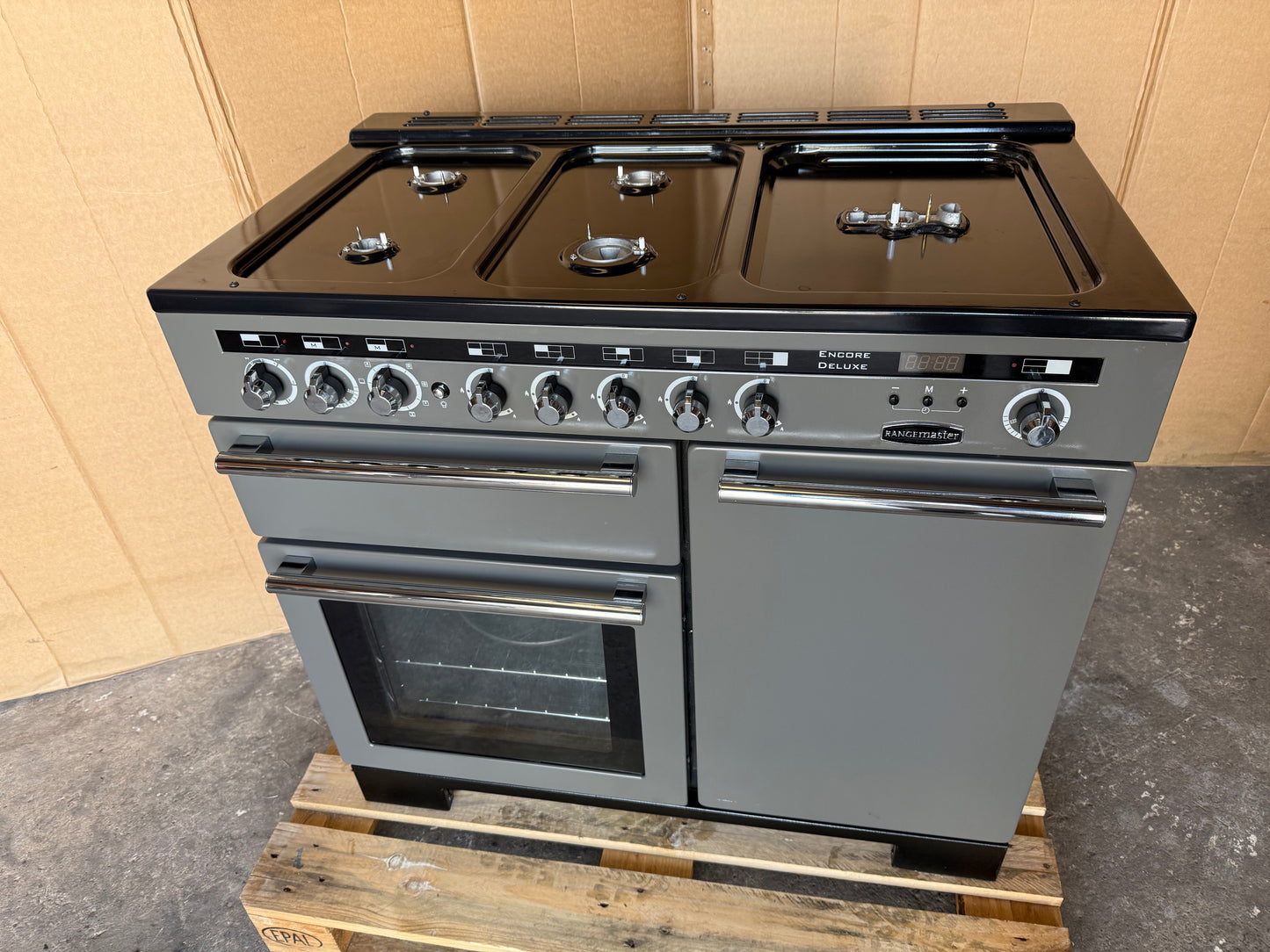 RANGEMASTER ENCORE DELUXE 100 DUAL FUEL FSD SLATE/CHROME