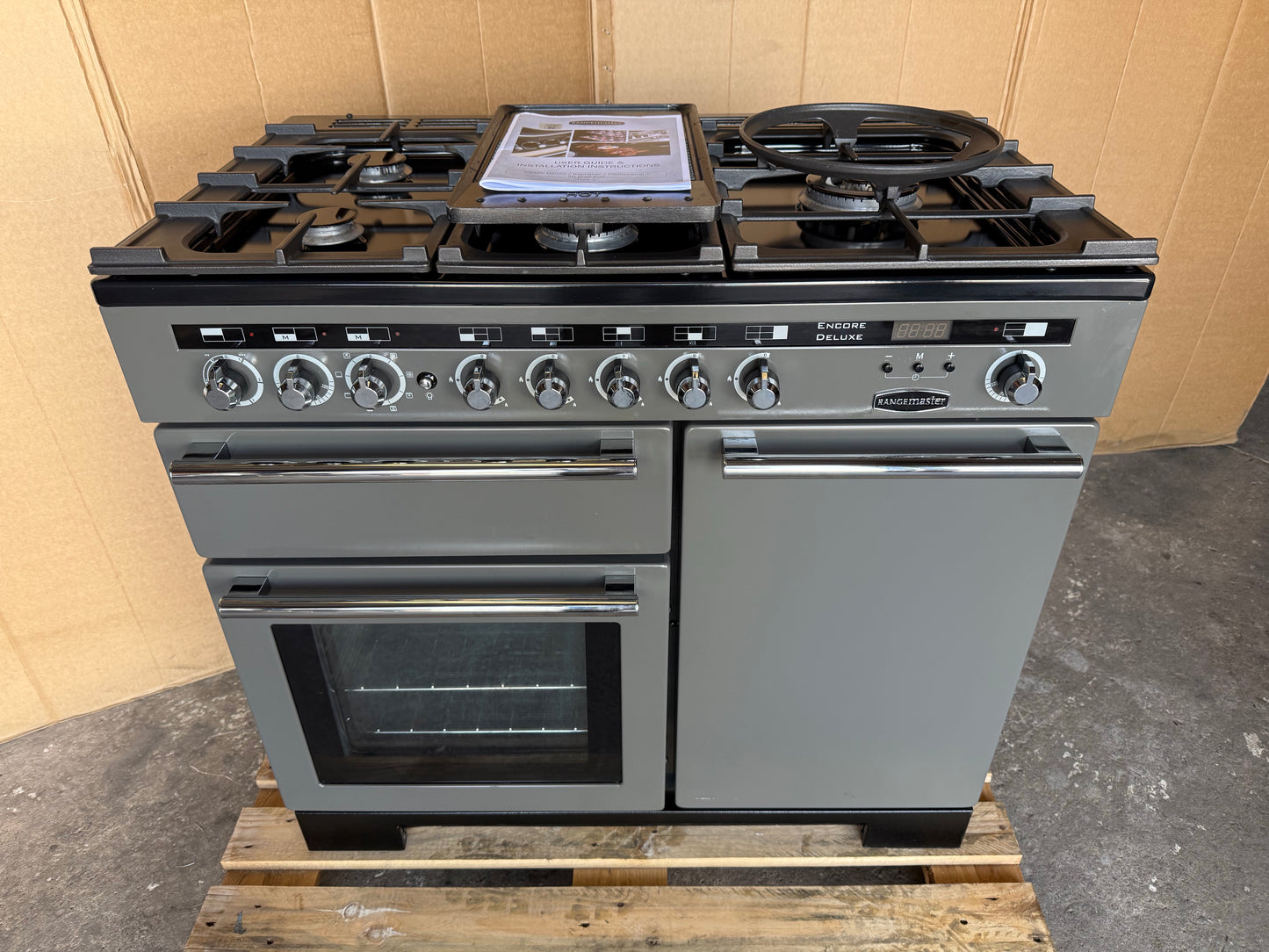 RANGEMASTER ENCORE DELUXE 100 DUAL FUEL FSD SLATE/CHROME