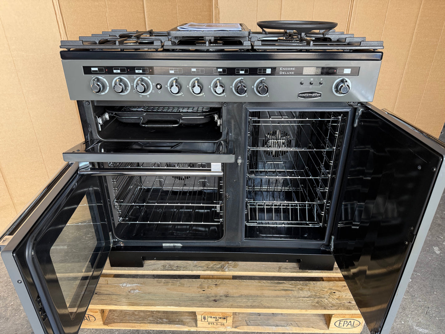RANGEMASTER ENCORE DELUXE 100 DUAL FUEL FSD SLATE/CHROME
