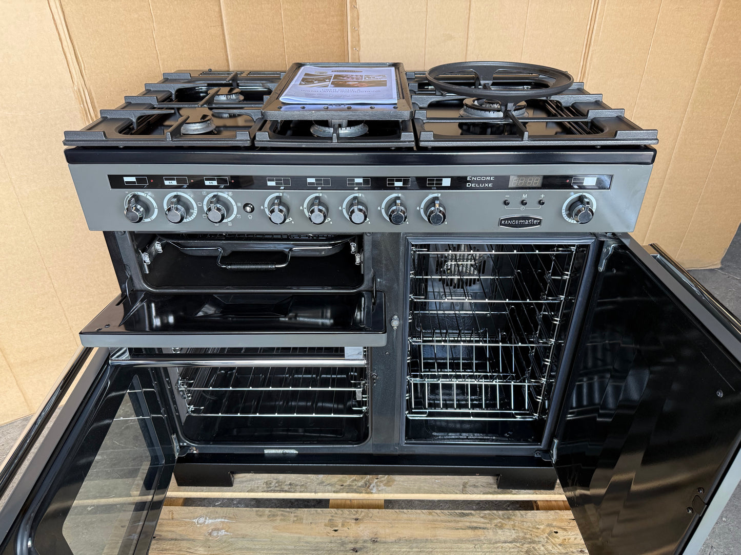 RANGEMASTER ENCORE DELUXE 100 DUAL FUEL FSD SLATE/CHROME