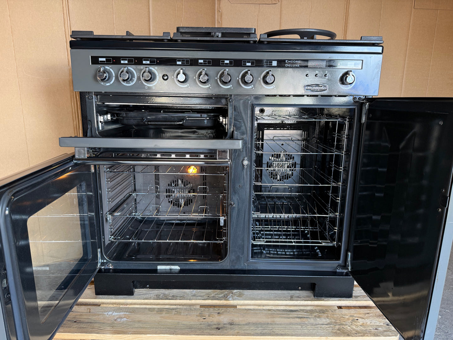 RANGEMASTER ENCORE DELUXE 100 DUAL FUEL FSD SLATE/CHROME