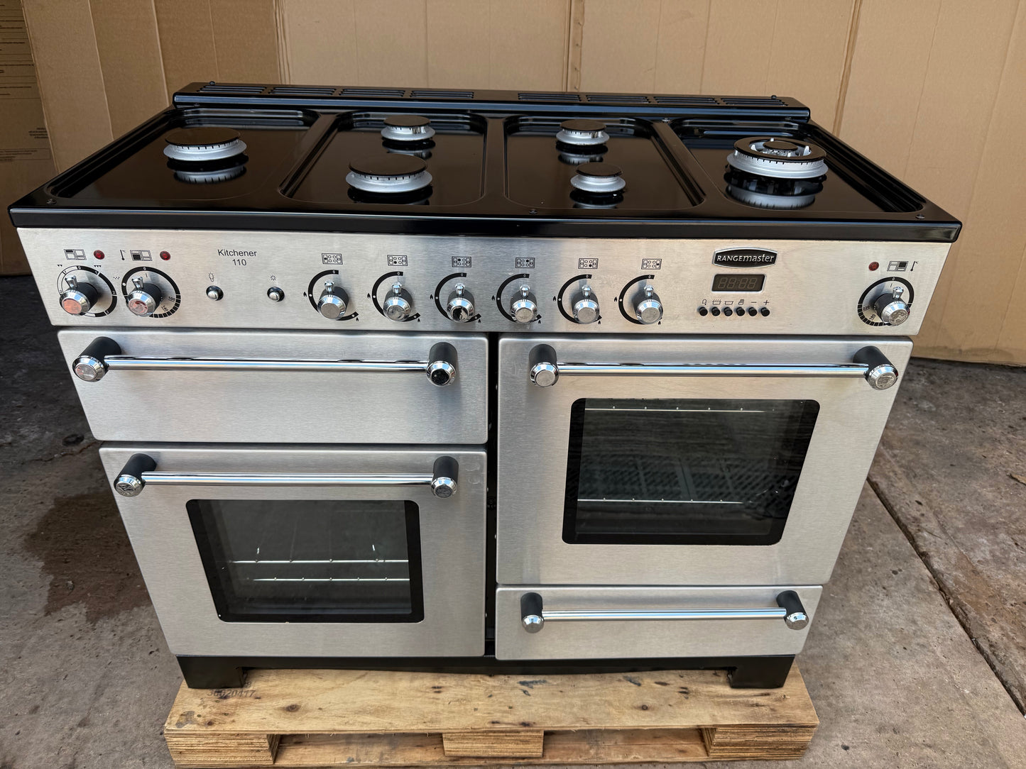 RANGEMASTER KITCHENER 110 DUAL FUEL FSD STAINLESS STEEL