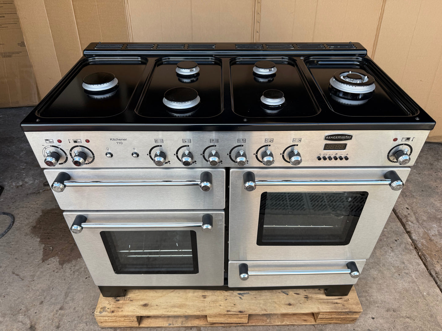 RANGEMASTER KITCHENER 110 DUAL FUEL FSD STAINLESS STEEL