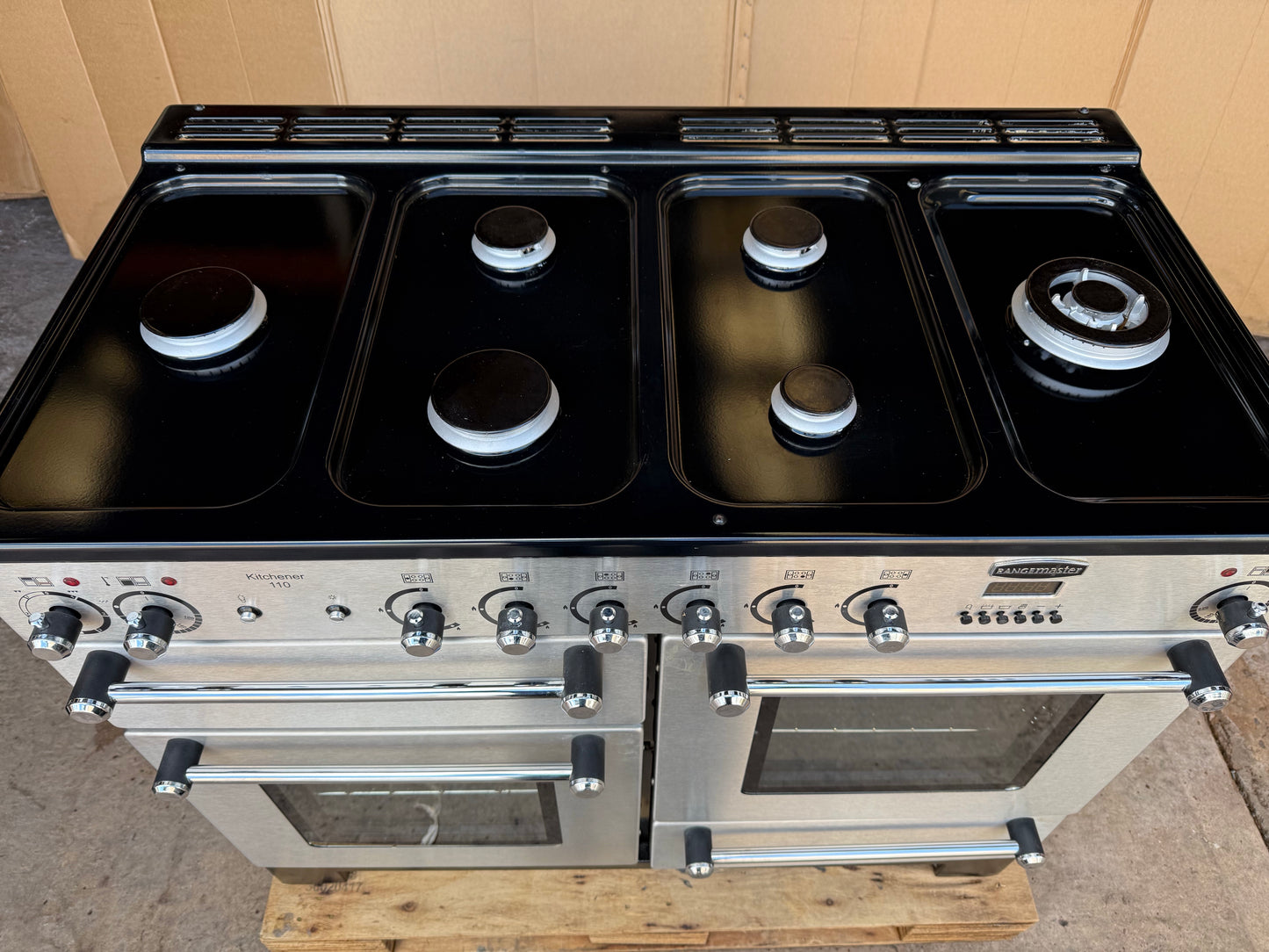 RANGEMASTER KITCHENER 110 DUAL FUEL FSD STAINLESS STEEL