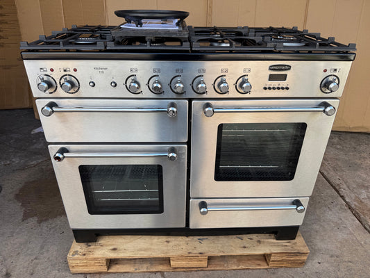 RANGEMASTER KITCHENER 110 DUAL FUEL FSD STAINLESS STEEL