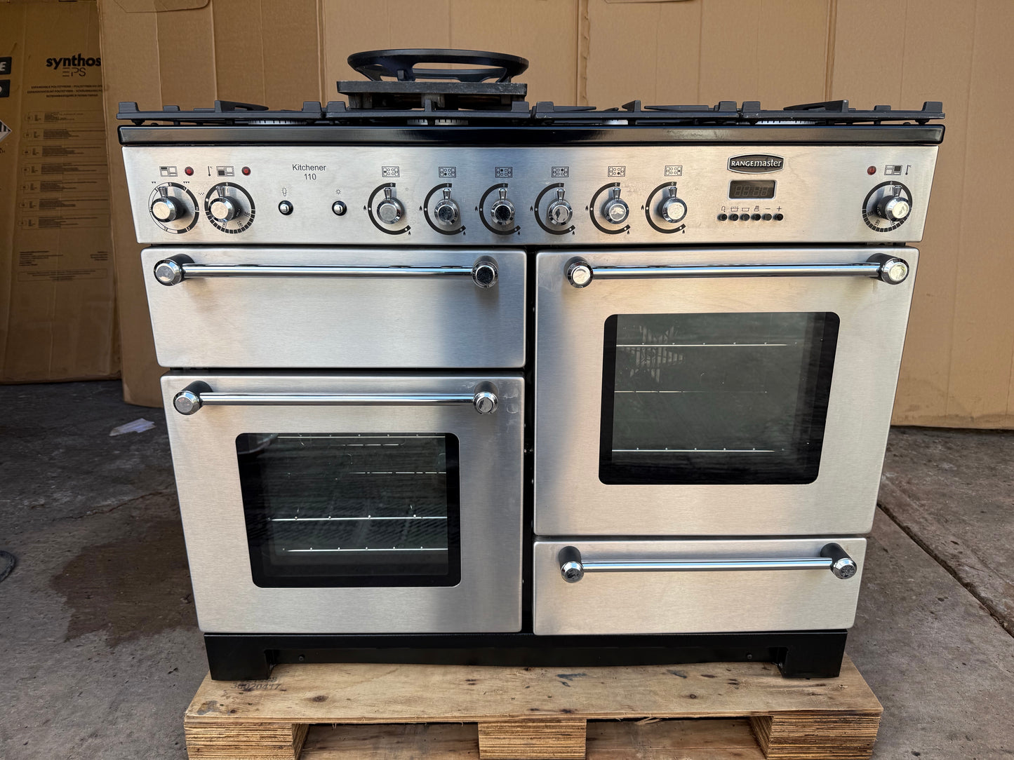 RANGEMASTER KITCHENER 110 DUAL FUEL FSD STAINLESS STEEL