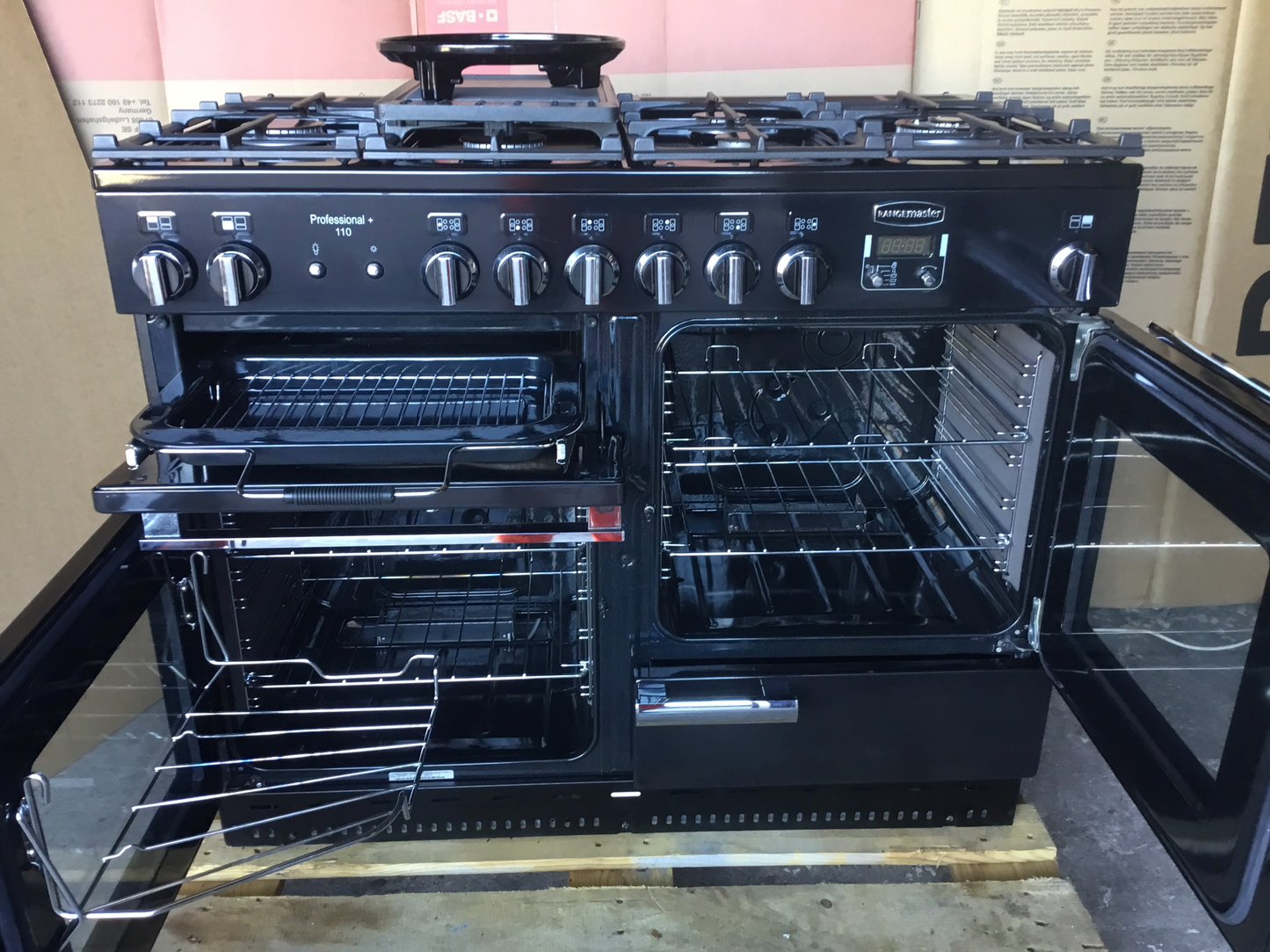Rangemaster Professional plus 110 Black FSD Natural Gas