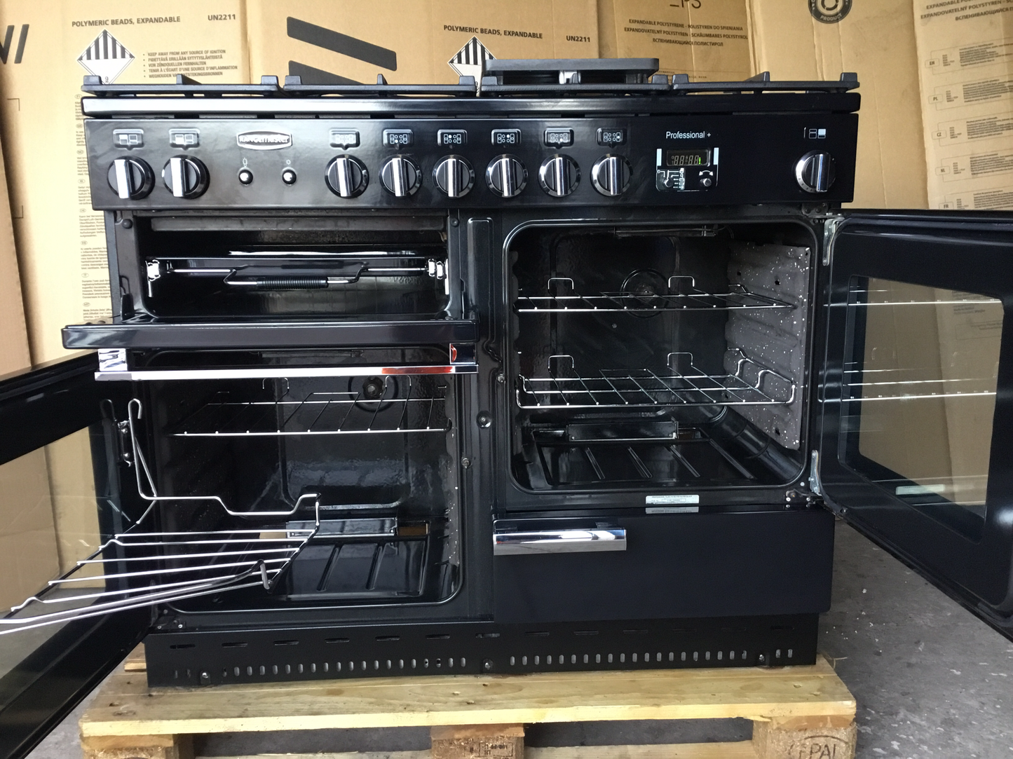 Rangemaster Professional plus 110 Black FSD Natural Gas