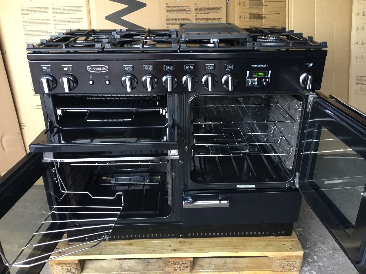 Rangemaster Professional plus 110 Black FSD Natural Gas