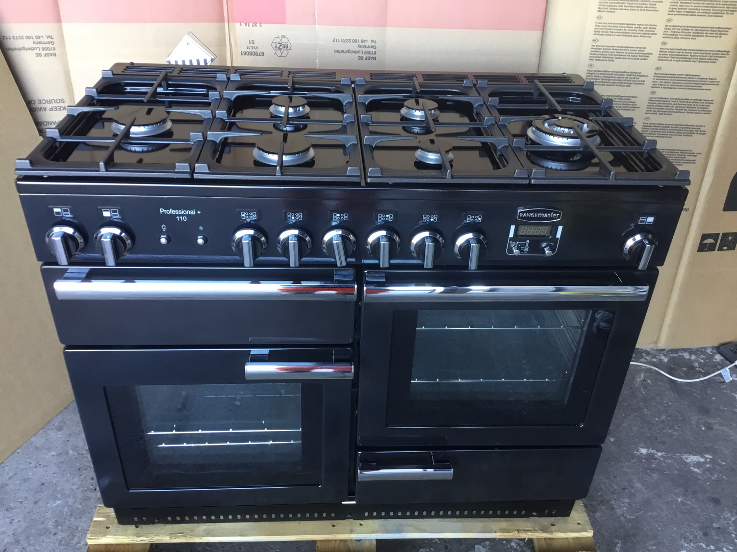 Rangemaster Professional plus 110 Black FSD Natural Gas