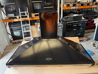 RANGEMASTER 110CM BLACK/BRASS EXTRACTOR HOOD
