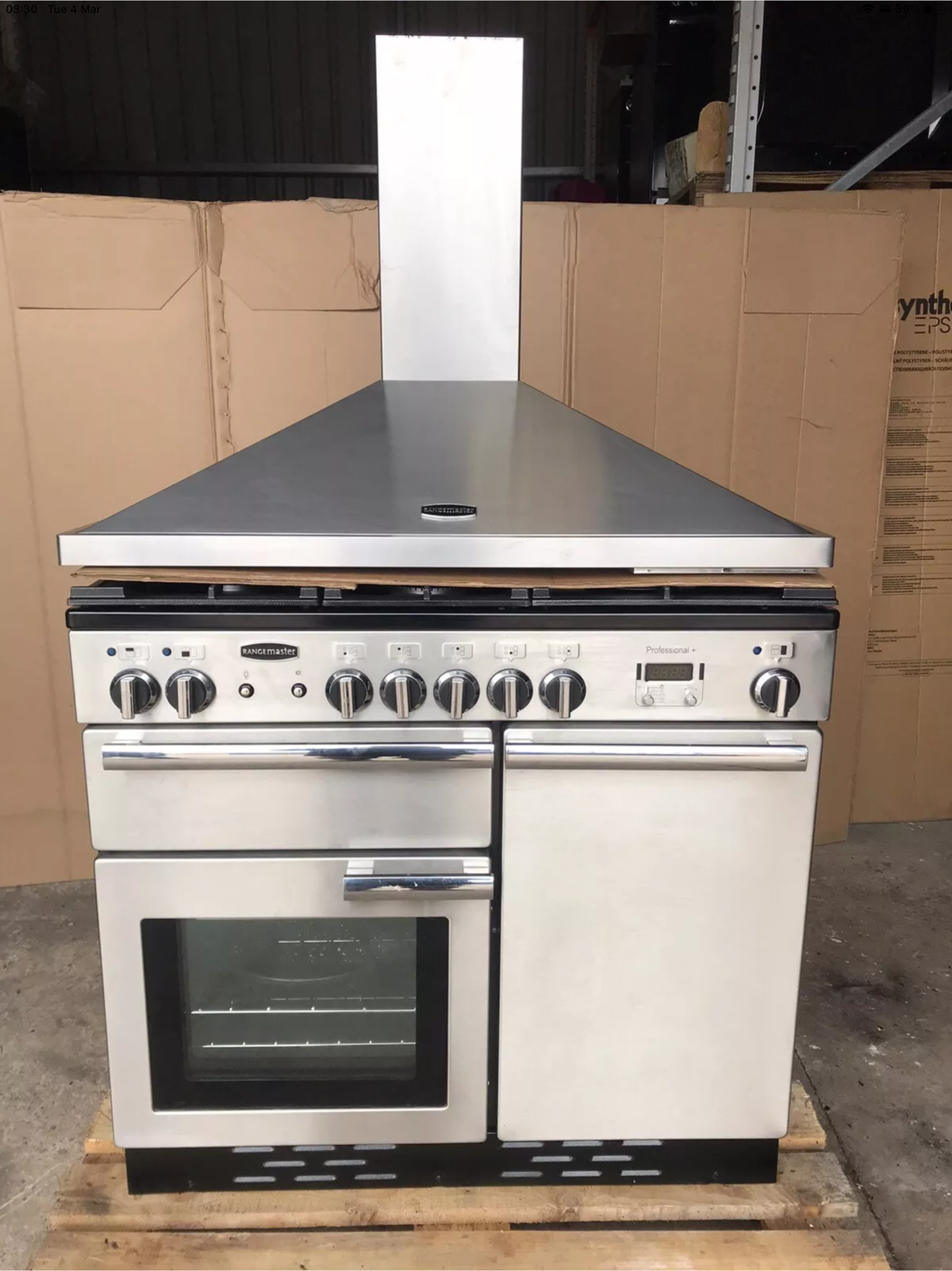 Rangemaster Professional Plus 100 Dual Fuel FSD Cooker with Matching Hood