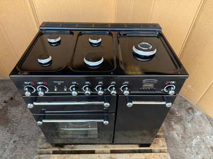 RANGEMASTER KITCHENER 90 DUAL FUEL FSD BLACK COOKER