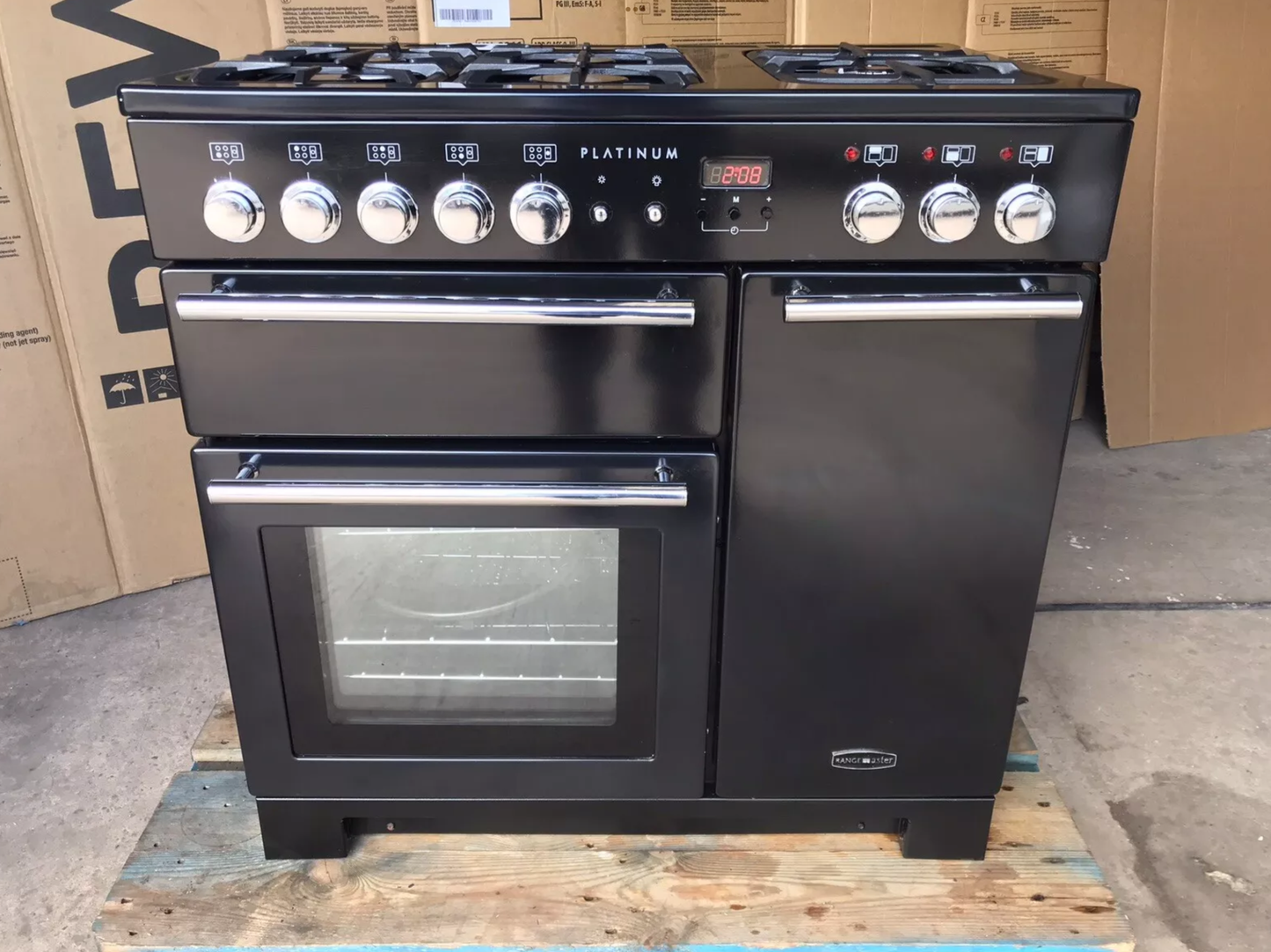 Rangemaster Platinum 90 Dual Fuel FSD Black