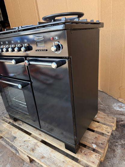 RANGEMASTER KITCHENER 90 DUAL FUEL FSD BLACK COOKER