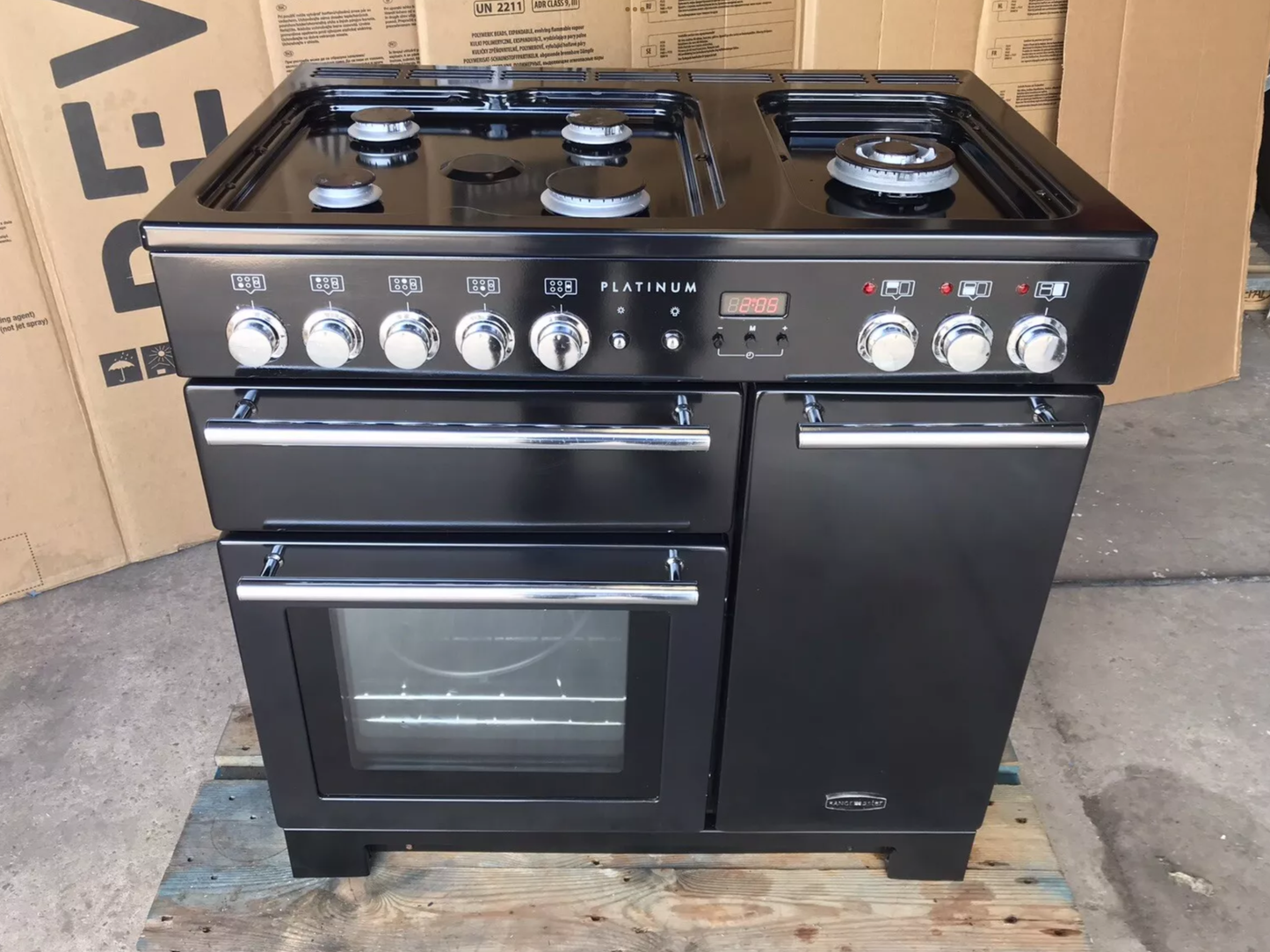 Rangemaster Platinum 90 Dual Fuel FSD Black