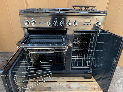 RANGEMASTER KITCHENER 90 DUAL FUEL FSD BLACK COOKER