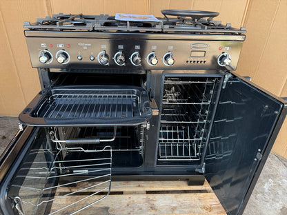RANGEMASTER KITCHENER 90 DUAL FUEL FSD BLACK COOKER