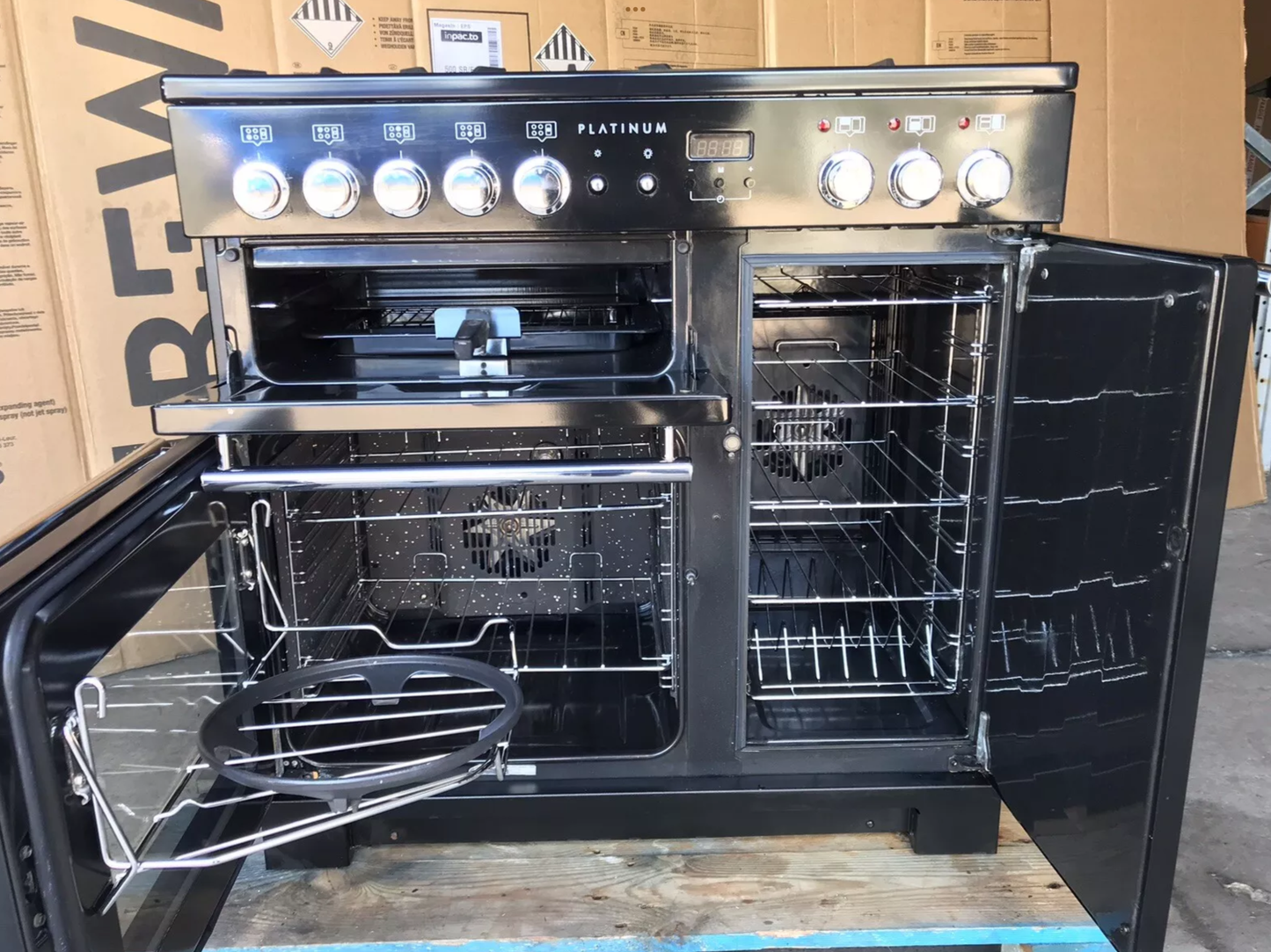 Rangemaster Platinum 90 Dual Fuel FSD Black