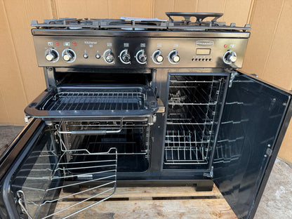 RANGEMASTER KITCHENER 90 DUAL FUEL FSD BLACK COOKER