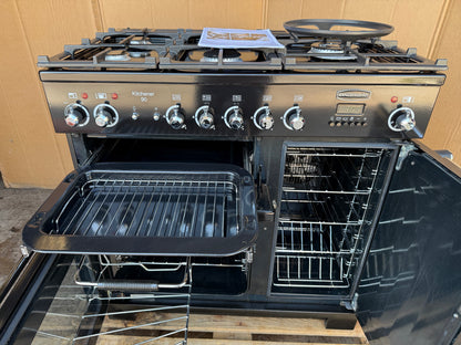 RANGEMASTER KITCHENER 90 DUAL FUEL FSD BLACK COOKER