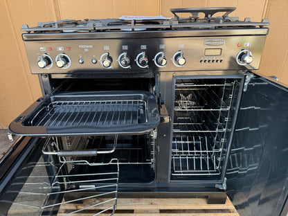 RANGEMASTER KITCHENER 90 DUAL FUEL FSD BLACK COOKER