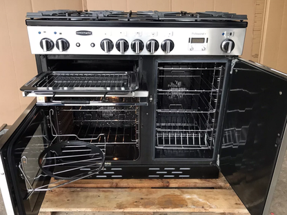 Rangemaster Professional Plus 100 Dual Fuel FSD Cooker with Matching Hood