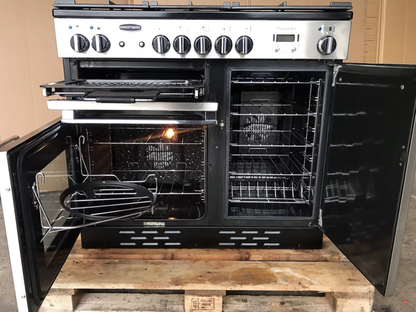 Rangemaster Professional Plus 100 Dual Fuel FSD Cooker with Matching Hood