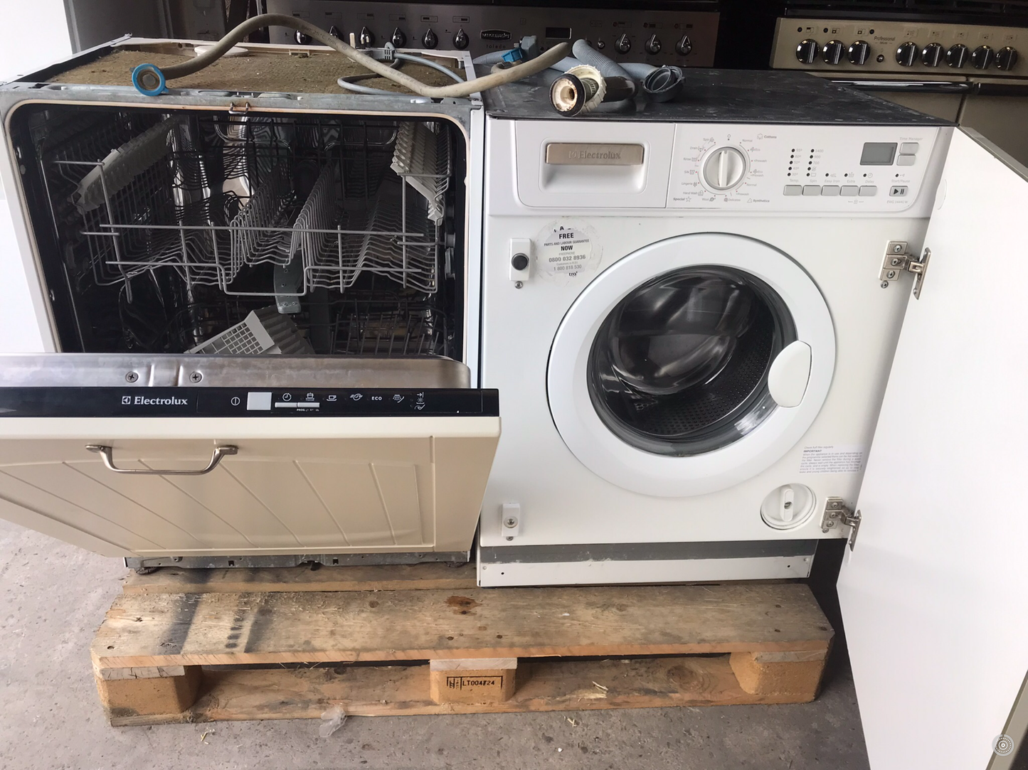 ELECTROLUX INTEGRATED WASHING MACHINE & DISHWASHER