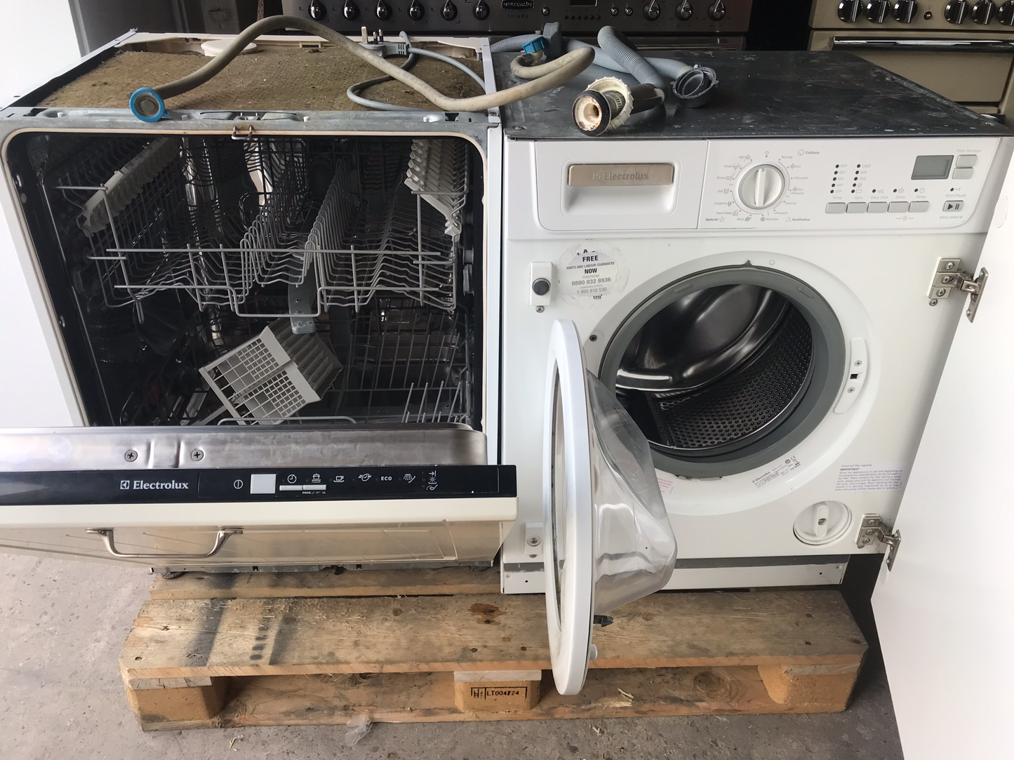 ELECTROLUX INTEGRATED WASHING MACHINE & DISHWASHER