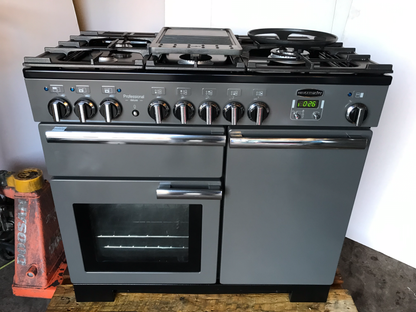 RANGEMASTER PROFESSIONAL DELUXE 100 DUAL FUEL FSD SLATE CHROME COOKER