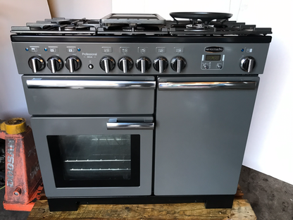 RANGEMASTER PROFESSIONAL DELUXE 100 DUAL FUEL FSD SLATE CHROME COOKER