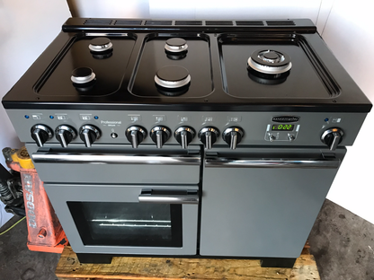 RANGEMASTER PROFESSIONAL DELUXE 100 DUAL FUEL FSD SLATE CHROME COOKER