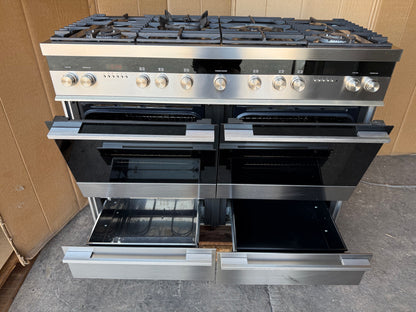 FISHER & PAYKEL 120CM DUAL FUEL FSD STAINLESS STEEL COOKER