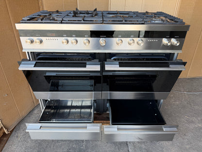 FISHER & PAYKEL 120CM DUAL FUEL FSD STAINLESS STEEL COOKER
