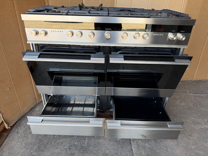 FISHER & PAYKEL 120CM DUAL FUEL FSD STAINLESS STEEL COOKER