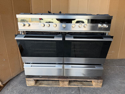 FISHER & PAYKEL 120CM DUAL FUEL FSD STAINLESS STEEL COOKER