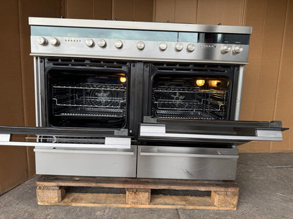FISHER & PAYKEL 120CM DUAL FUEL FSD STAINLESS STEEL COOKER