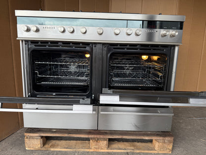FISHER & PAYKEL 120CM DUAL FUEL FSD STAINLESS STEEL COOKER