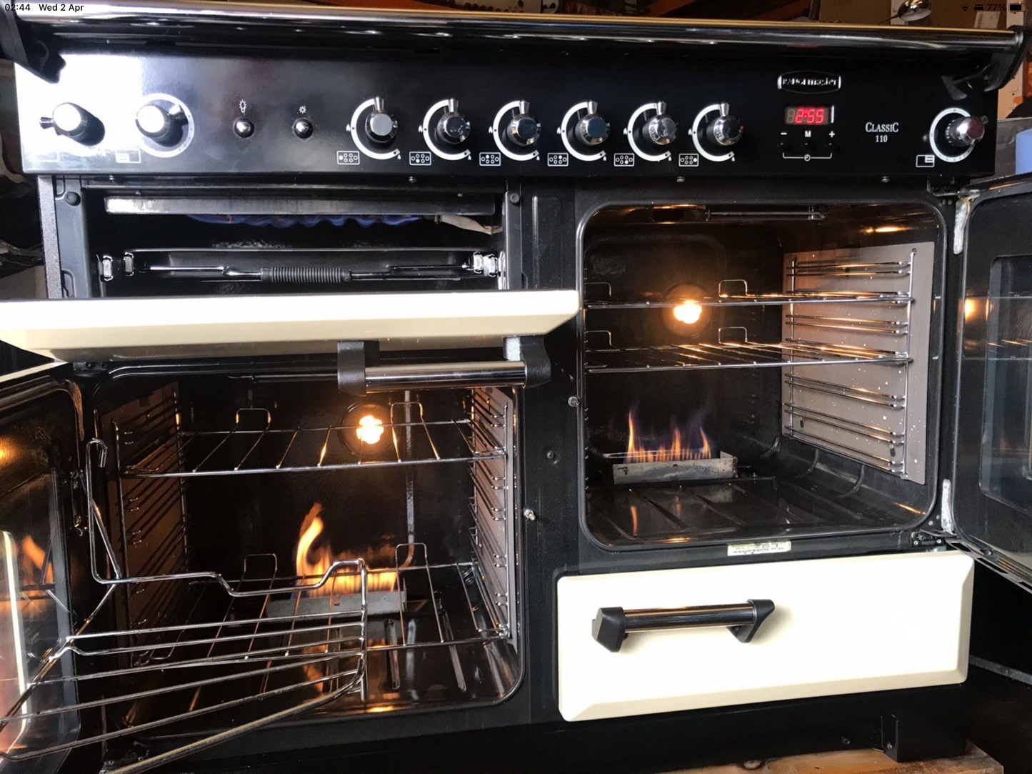 RANGEMASTER CLASSIC 110 cream LPG NATURAL GAS