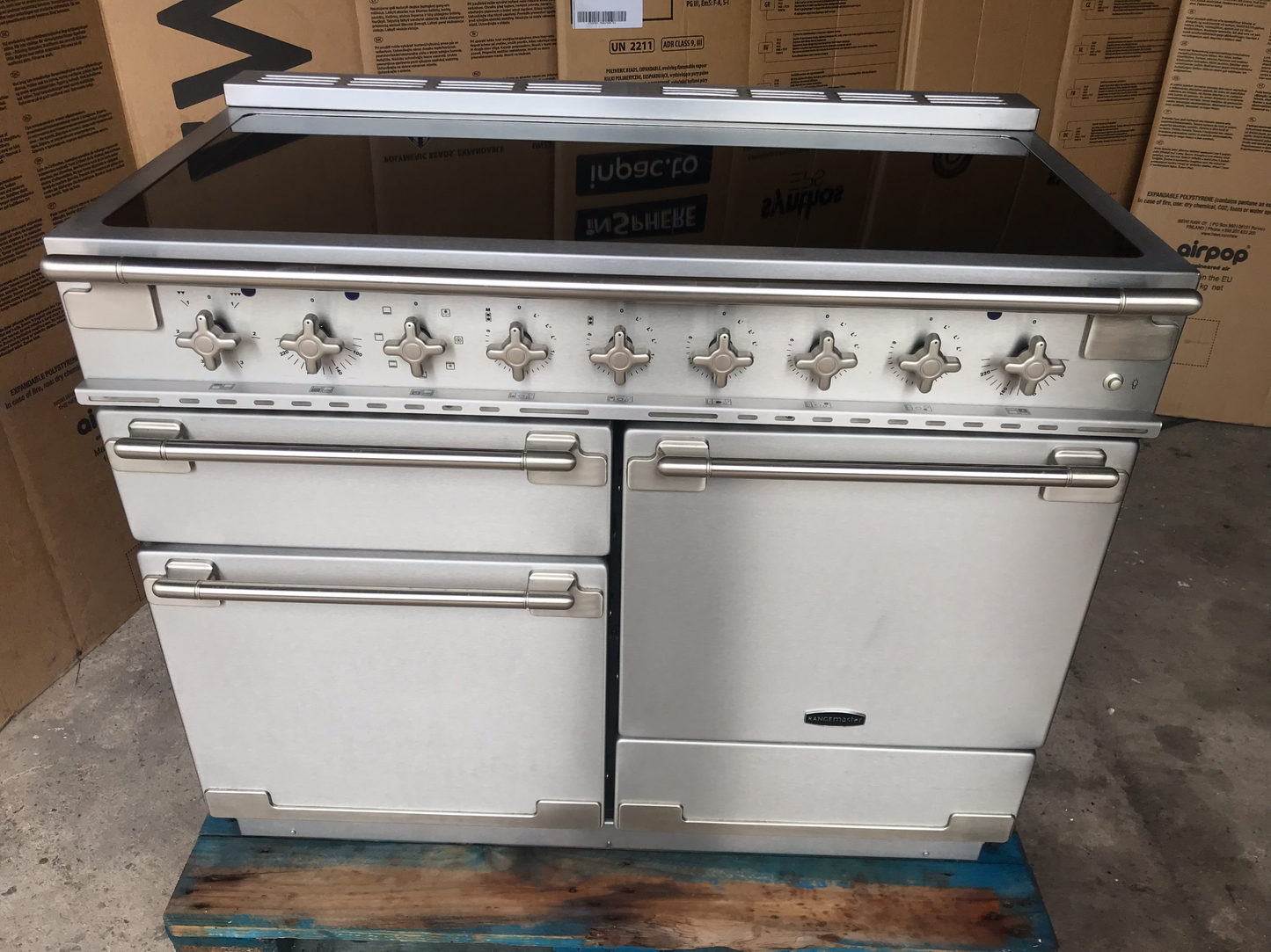RANGEMASTER ELISE 110 INDUCTION STAINLESS STEEL ALL ELECTRIC