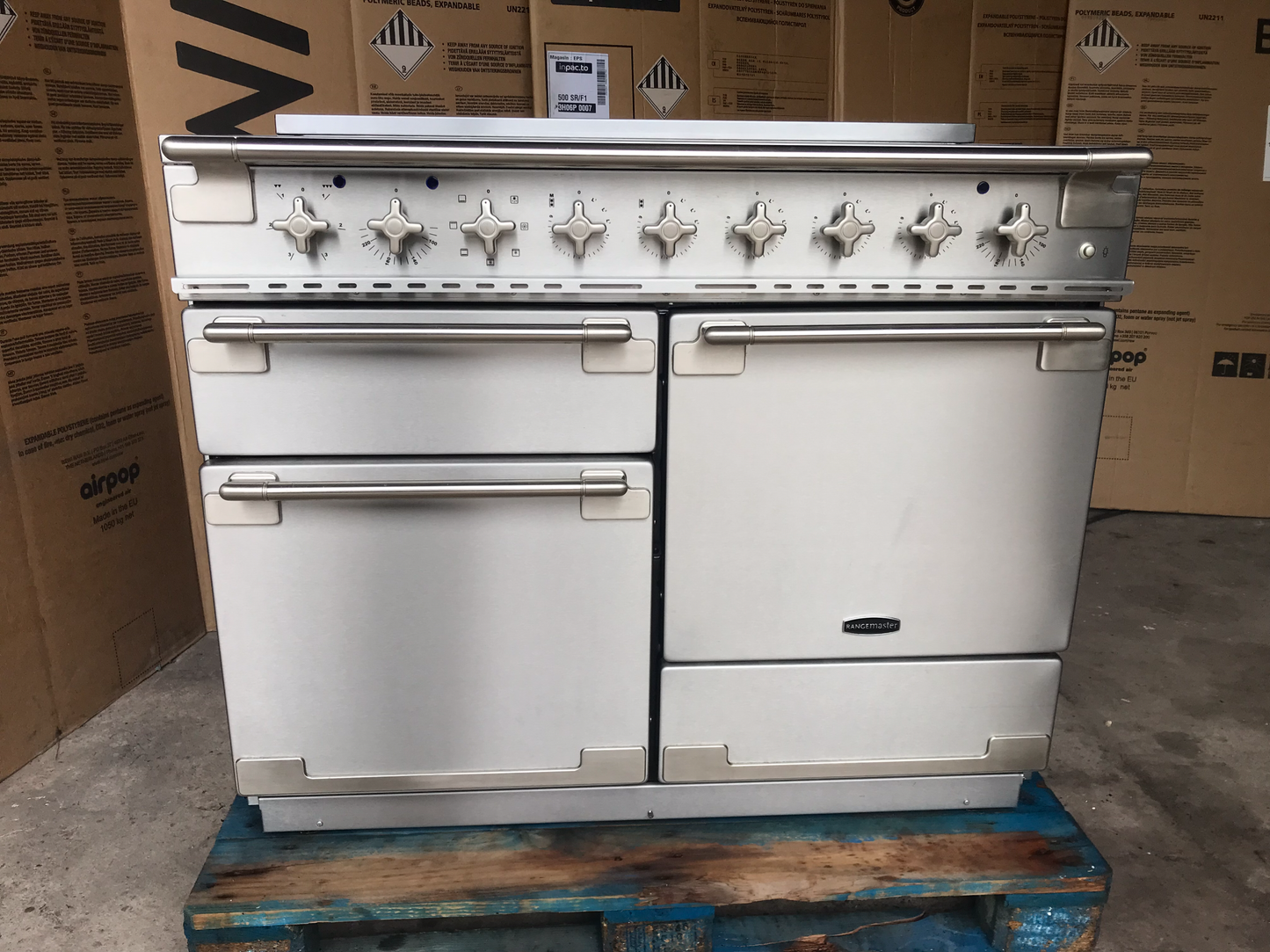 RANGEMASTER ELISE 110 INDUCTION STAINLESS STEEL ALL ELECTRIC