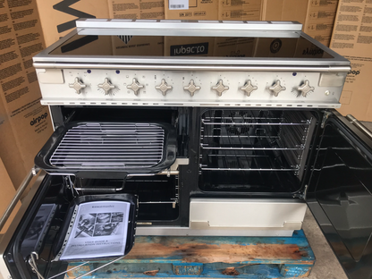 RANGEMASTER ELISE 110 INDUCTION STAINLESS STEEL ALL ELECTRIC